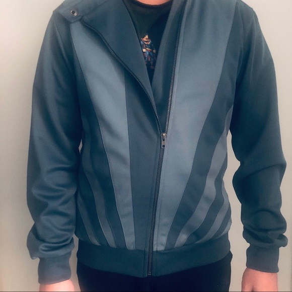 Misericordia Two-Tone Blue Men’s Jacket - Picture 3 of 8